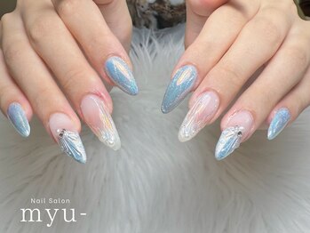 ミュー 表参道(myu-)/夏ネイル音符