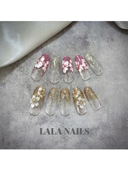 ララネイルズ(LALA NAILS)/定額アートコース ¥6,899