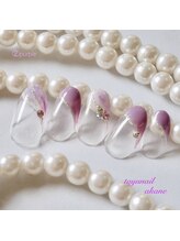 たゆ ネイル(たゆnail)/ ななめフレンチネイル