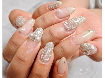 メニティ(MeniTy)/ツイードネイル