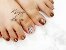 ネイルサロン キーズ(Nail salon Keys)/【お好きなアート定額】　フット