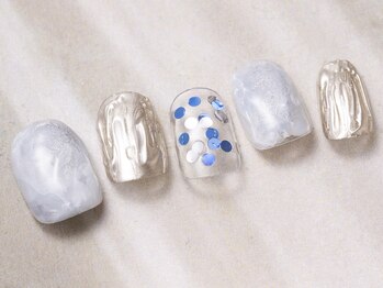 アイネイルズ 天神今泉店(I-nails)/【Yuka.t】涼しげニュアンス