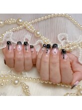 アイカ(Aika)/ブラックピンクグラデ