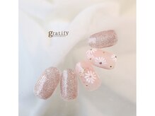 グラティフィー(gratify)/春のデイジーネイル×フラッシュ