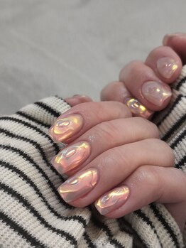 【定額ネイル】ミラーネイル