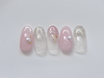 エヌワイ(Ny)/夏ツイードネイル