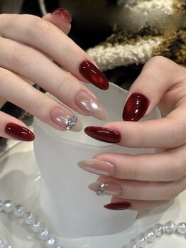 オーロラ 川崎店(AURORA)の写真/通いやすい価格でお洒落な指先へ◇長さだしで指先を美しく魅せどこから見ても綺麗な美爪に*フィルイン◎