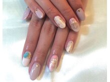 ネイルサロン ドレリッチ 大宮店(drerich)/ホイルシェル夏ネイル