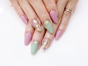 ネイルコレクション ピンク(Nail Collection Pink)/ジェル定額7990/ヴィンテージ