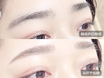 アイック 静岡店(I’ck)/間引き+眉毛WAXで自然な美眉