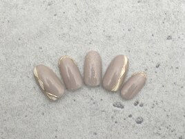 シンプル◇ミラーネイル