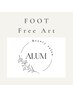 FOOT☆新規様オフ無料！持ち込みOK！フリーデザインコース￥8,200