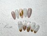 ★Special★オフ無料/ニュアンスネイルコース¥5980/10本のトレンドデザイン♪