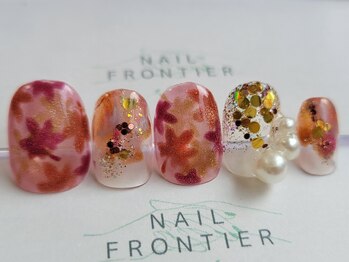 ネイルフロンティア 吉祥寺(NAIL FRONTIER)/F紅葉もみじネイル14980円