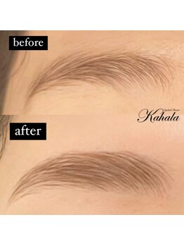 アイラッシュリゾートカハラ 大森店の写真/アイブロウwax脱毛 【新規4600円】 美眉スタイリングは黄金比wax脱毛で♪パーマで存在感UP！メイク時短も☆