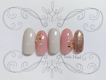 アイリッシュネイル 久屋大通店(Irish Nail)/スタッズ お花ネイル