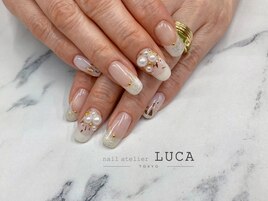 W-457 大人上品ガラスネイル