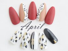 エイプリルプラス(April plus)/レオパードネイル