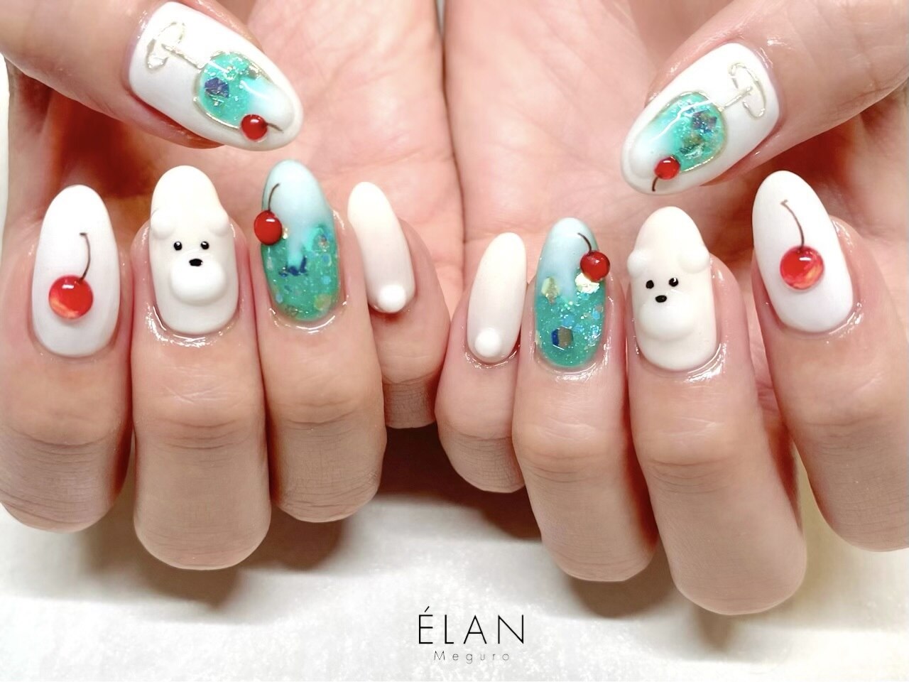 3dネイルパーツ ネイルパーツ アニマル くま うさぎ 【公式通販】