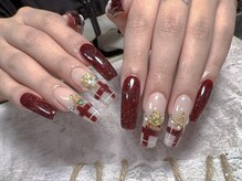 モアネイル 新宿/クリスマスネイル/新宿