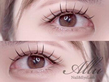 アリュー ネイルアンドアイラッシュ(Allu Nail&EyeLash)の写真/ネイル＆アイの同時施術で時短！プロが仕上げる指先と目元で理想のトータルビューティを実現♪