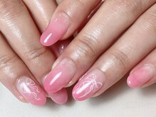 寺子屋ビューティーズ(寺子屋Beauty's)/ちゅるちゅる　リボンネイル