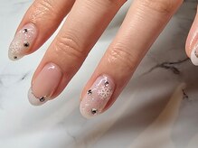 ネイルサロンブラン(nail salon BLANC)/雪ネイル