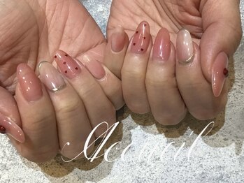 アクイユ 銀座店(ACCUEIL)/ちゅるんとカラーネイル