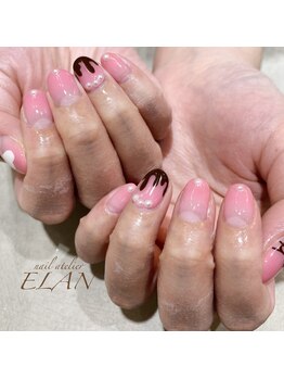 エラン(ELAN)/バレンタインネイル