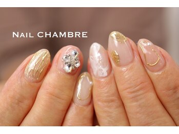 ネイル シャンブル(nail CHAMBRE)/ゴールドミラー仕上げ