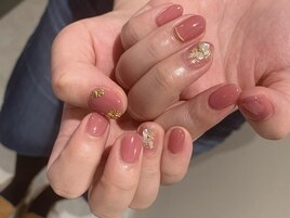 【パラジェル】つや感ネイル