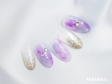 ファストネイル ロコ 春日店(FASTNAIL LOCO)/紫陽花ネイル【11904】