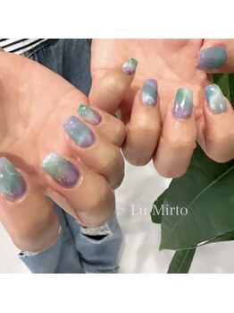 ル ミルト(Lu Mirto)/ニュアンスネイル/夏ネイル