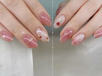 ココナッツネイル/春ネイル