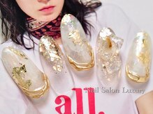 ネイルサロンラグジュアリー 梅田店(LUXURY)/煌めきニュアンスネイル