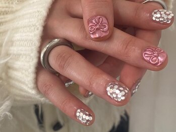 ネイルメゾン 渋谷店(NAIL MAISON)の写真/【7800円Springコース】シンプルじゃ物足りない方！可愛いデザインをたくさんご用意しました☆[渋谷]