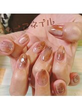 にゃーこネイル/春ニュアンス☆持ち込みデザイン