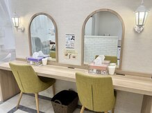 プラスアイ 立川北口店の雰囲気（施術後ゆっくりメイク直しできます☆）