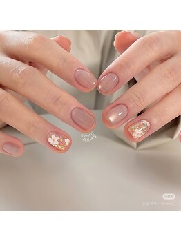 美人計ネイルサロン/2-4本シンプルデザイン¥4900