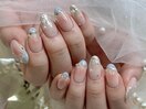 【Ayaka】チークフレンチネイル