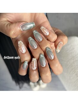 アートルーム(Art Room)の写真/口コミ高評価☆こだわりがつまった繊細ペイントアートが自慢☆ハイセンスな可愛いネイルはArt Roomにお任せ