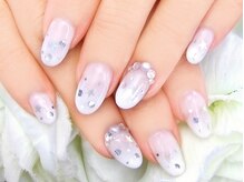 クレアーレ(Creare)/ホワイトホロドットネイル☆