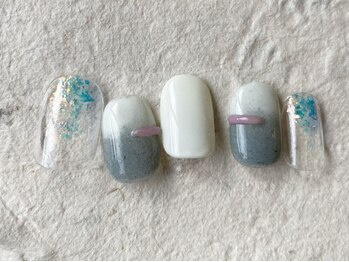 アイネイルズ 梅田店(I nails)/ポイントしずくグラデ¥7700