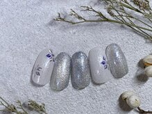 モグネイル(Mogunail)/1.2月定額A 雪ネイル