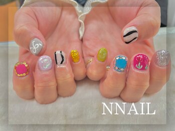 エヌ ネイル(N NAIL)/個性派カラフルネイル