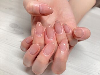 リーネイル 天神(Re.nail)の写真/OLさんから高評価◎シンプルデザインだからこそ、際立つ技術力☆スピーディーな施術で忙しいあなたにも♪