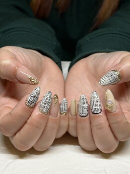 ツイードネイル