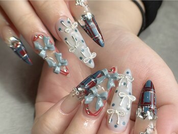 クロレ(Nail Salon COLORE)/チェックネイル 担当:粥川