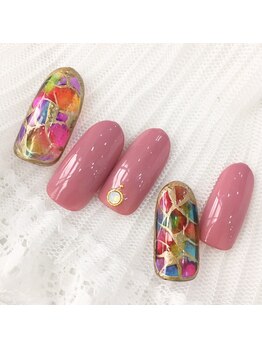 ステンドグラス風デザイン