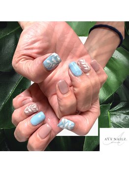 アヤネイルズ アンド アイラッシュ(AYA NAILZ.&Eyelash)/やり過ぎないおしゃれネイル